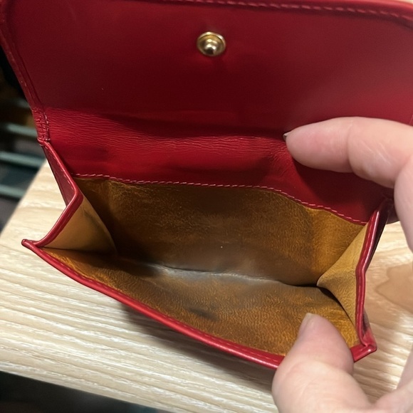 Gucci Vintage Horsebit Red Leather Wallet - Picture 4 of 13